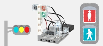 レベル1 信号機 新潟県長岡市ロボットみんなのプログラミング教室