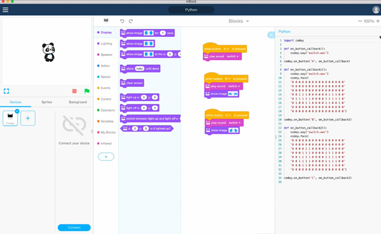 ビジュアルプログラミングをPythonに変換できるアプリ