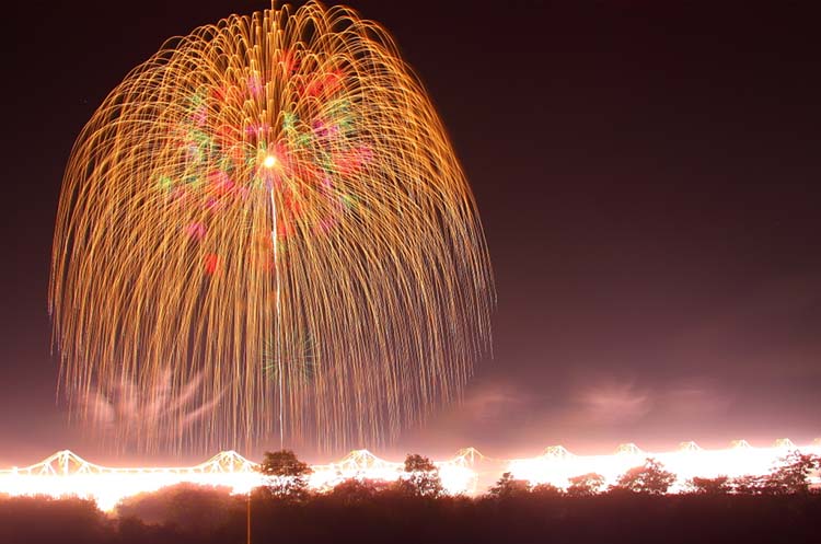 おすすめ長岡花火その3 「ナイアガラ&正三尺玉」