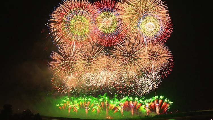 おすすめ長岡花火 その1 「天地人花火」